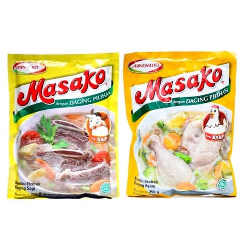 

Masako Penyedap Masakan Rasa Ayam/Sapi 250 grm