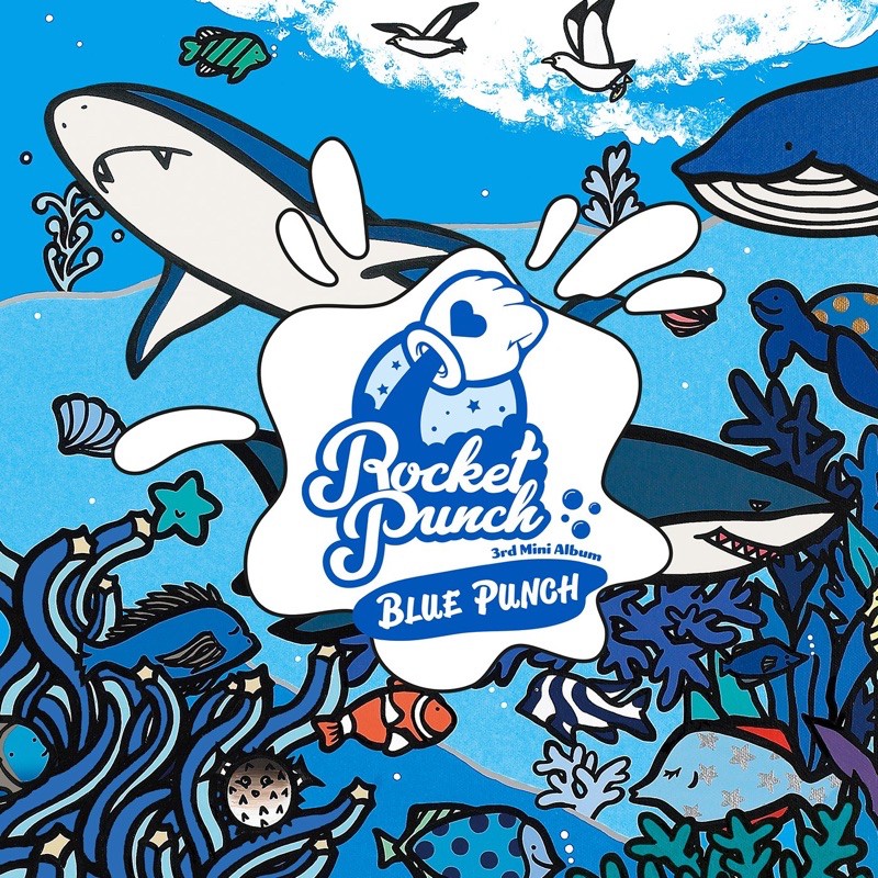 PO REG OFFICIAL Rocket Punch 3rd Mini album "Blue Punch"