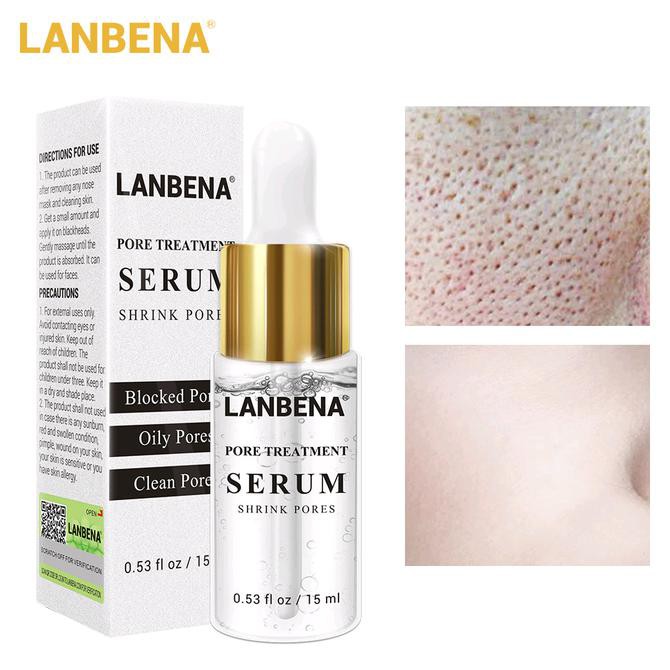 Termurah Serum Wajah Pengecil Pori" / Pore Treatment Original Lanbena