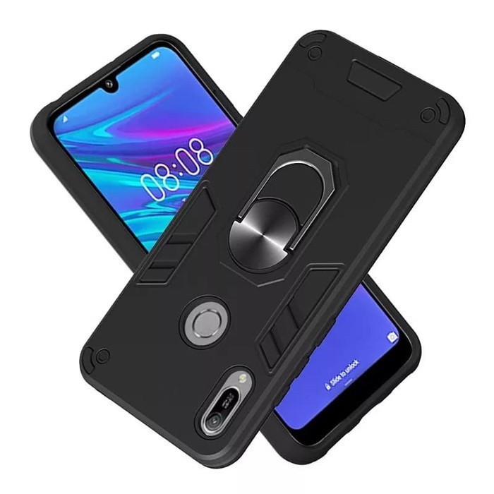 CASE INFINIX NOTE 10 HARDCASE RING CARBON THUNDER INFINIX NOTE 10 PRO