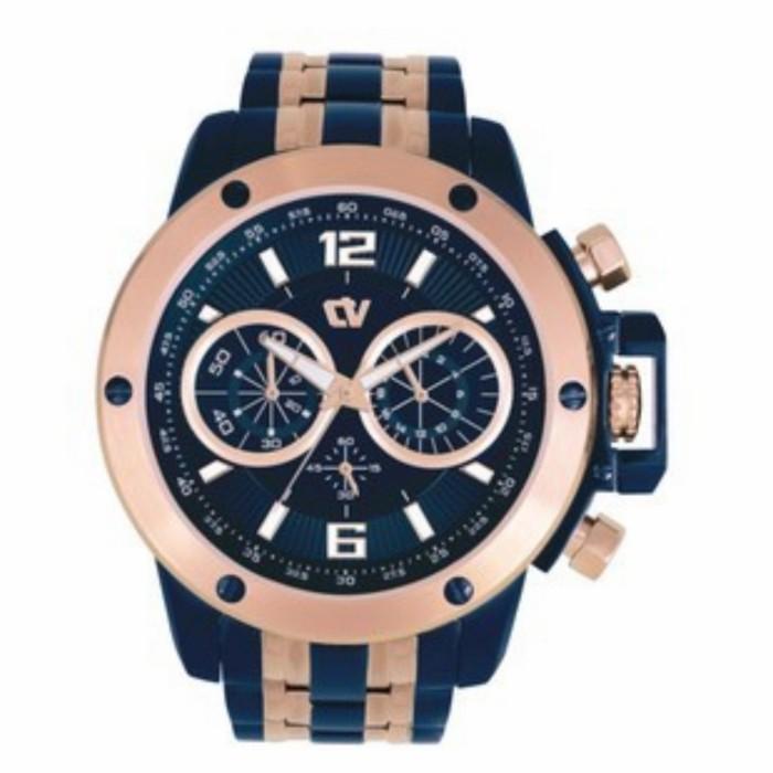 Jam Tangan Christ Verra Cv C80257G - Navy Gold