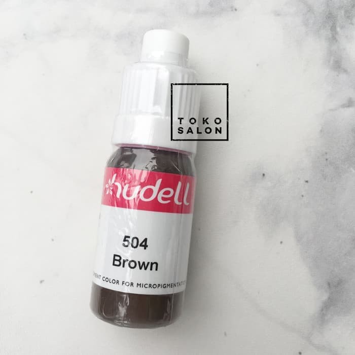 Hudell Hybrid Pigment Ink Tinta Sulam Alis Bibir Embo Korea Brown
