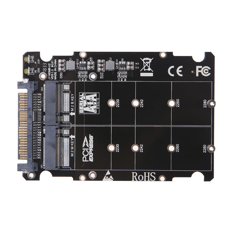 Kunci btsg -B/M -NGFF SSD to PCI-E M.2 Solid Disk Drive Adapter to U.2 PCI-E Converter