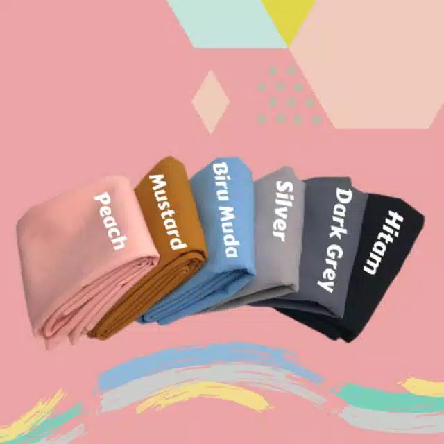 Pasmina Diamond Ceruty 180x75 Pashmina Panjang sabyan Basic Non Instan hijab Terlaris-4