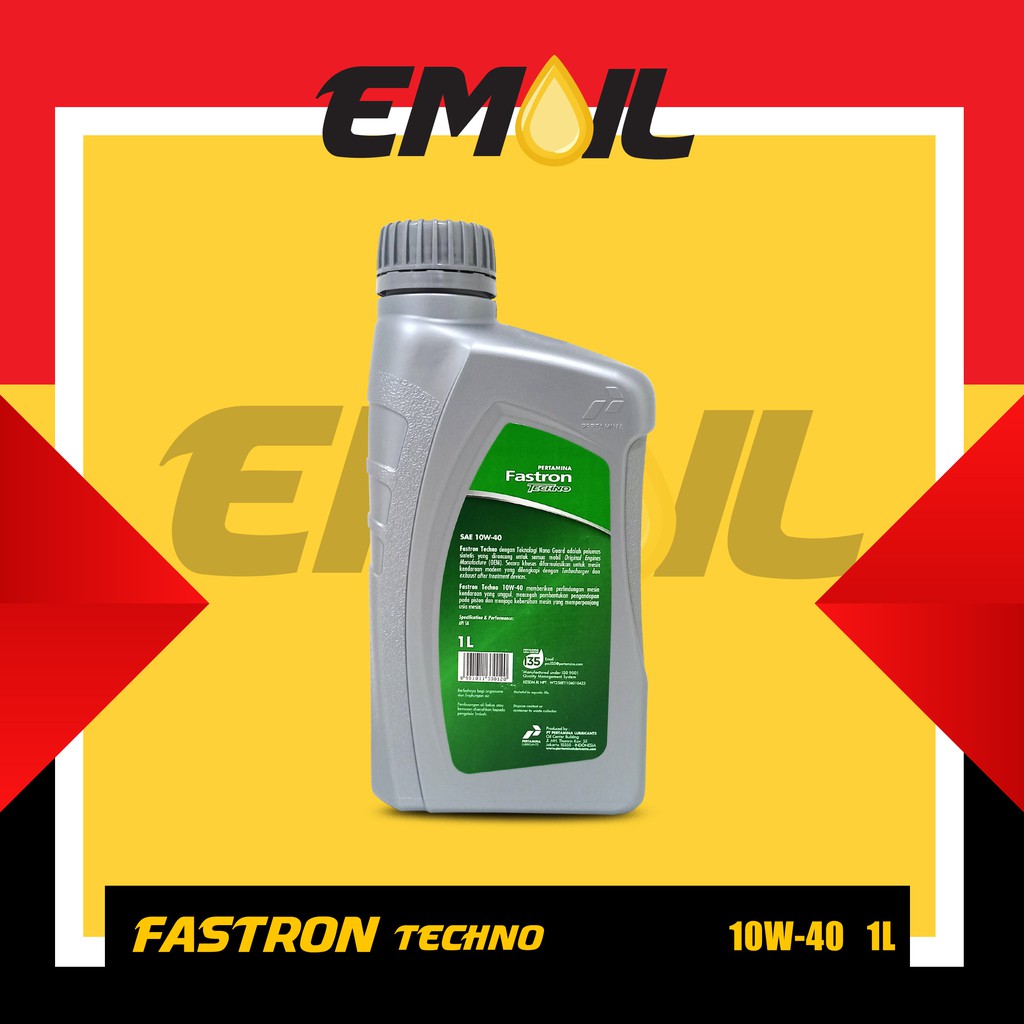 PERTAMINA FASTRON TECHNO SAE 10w-40 API SN 1 liter