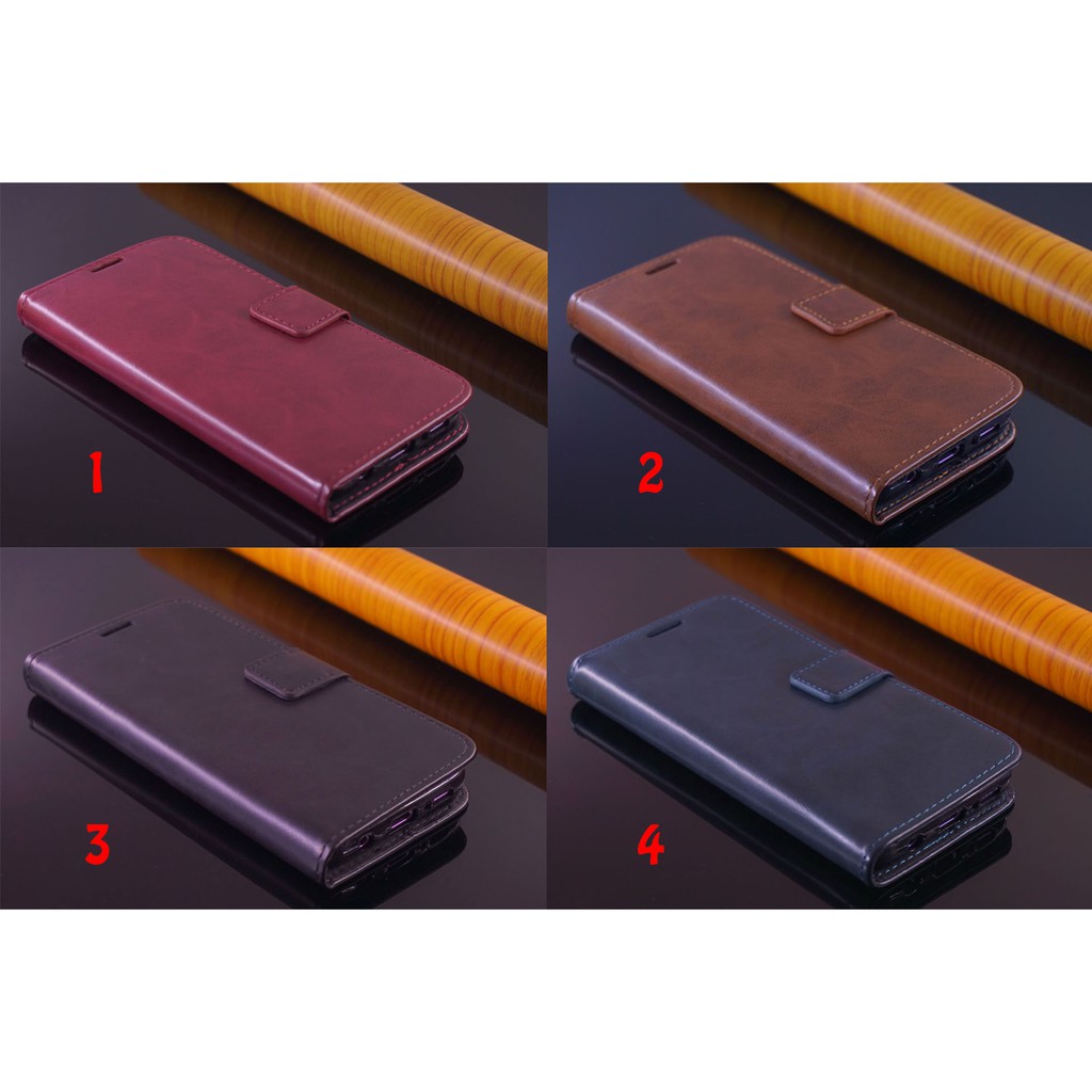 GoodCase - Case Kulit Samsung A41 | A42 | Note 20 Ultra | S20 FE | M51 | J2 Pro 2018 | J3 | J4 2018 Bluemoon Flip Case