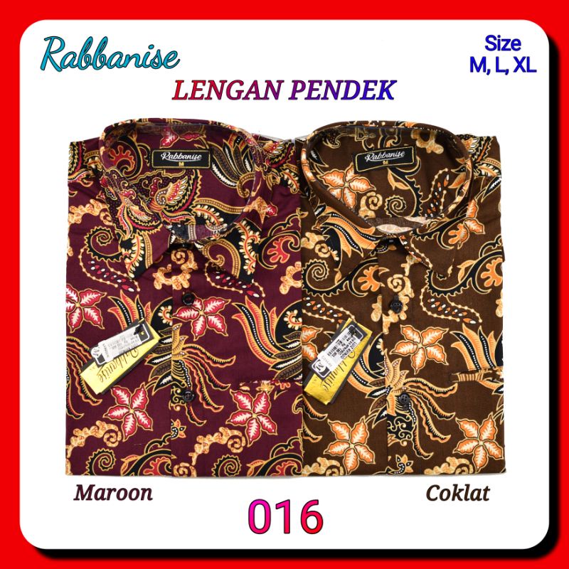Kemeja Batik Pria Lengan Pendek Luiz Avindo 016