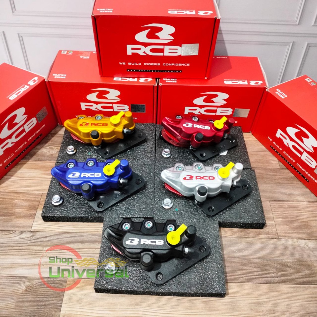 KALIPER RCB S SERIES RX KING MX KING VIXION NOUVO FIZ-R VIXION R15 V2 KALIPER DEPAN RCB 2 PISTON ORI