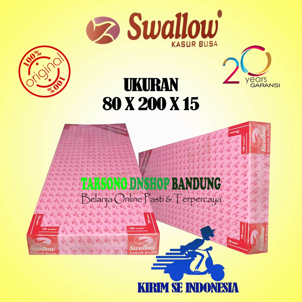 Kasur Busa Swallow / Kasur Busa Swallow 80x200x15 / Kasur Busa Swallow Original Bandung / Kasur Busa