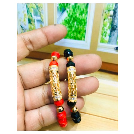 Gelang tangan wanita lapis emas // gelang kristal// gelang wanita // replika emas