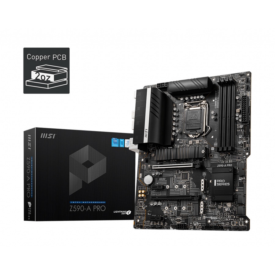 MSI Z590-A PRO DDR4 10th Gen Intel® Chipset LGA 1200 Motherboard