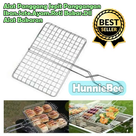 Alat Panggang Jepit Panggangan Ikan.Sate.Ayam.Roti Bakar.Dll Alat Bakaran
