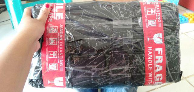 @25pcs Standing Pouch Kraft Alufoil Window + Zipper 14 X 22 Cm