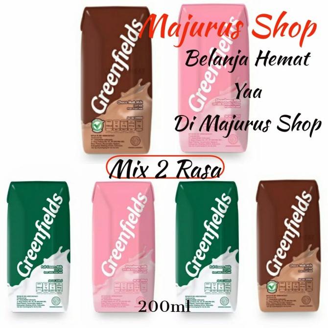 

READY COD Susu UHT Greenfields 200ml - [1 Dus/24 pcs] - Strawberi