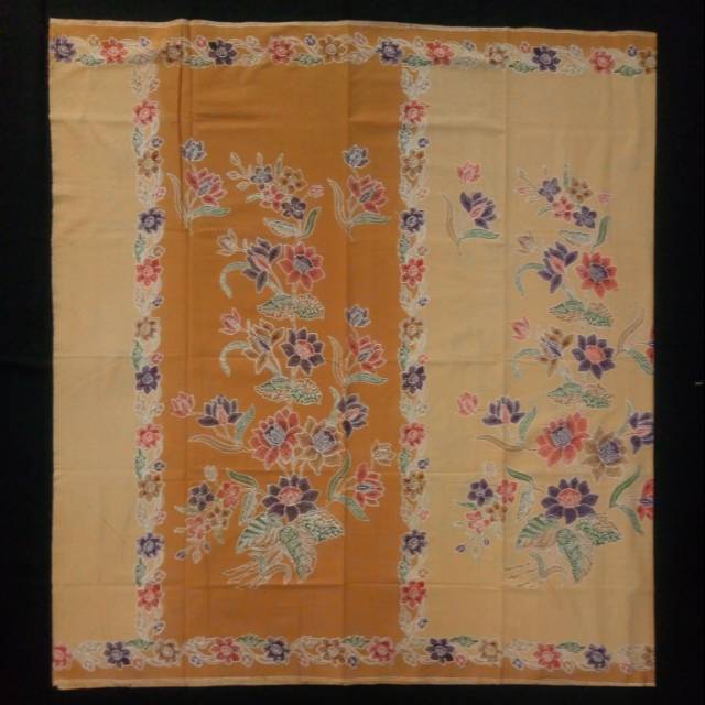 Sarung Batik Cap Encim Coklat Muda