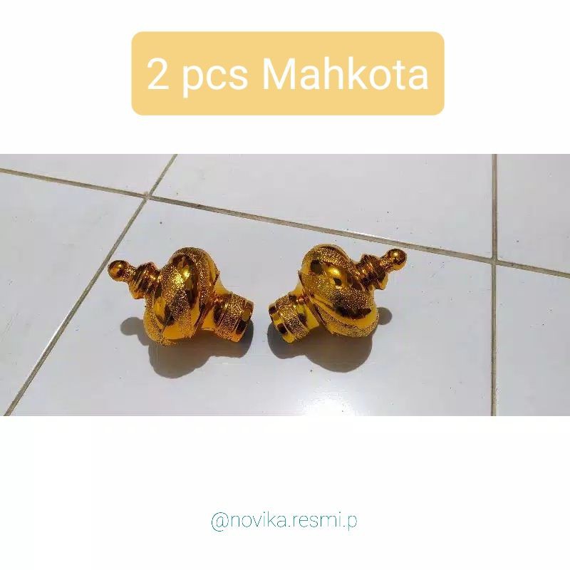 BATANG GAGANG GORDEN FULL SET FREE MAHKOTA DAN BRACKET UKURAN 50 75 CM 1 M 2 M GORDYN GAGANG GORDEN LENGKAP DENGAN MAHKOTA &amp; BRACKET