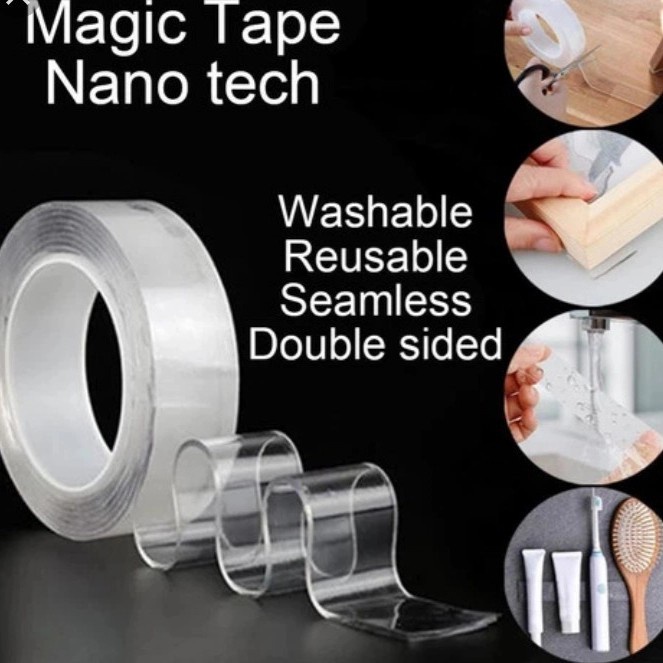 

Terlaris Nano Magic Double Tape Bening 30Mm Berkualitas