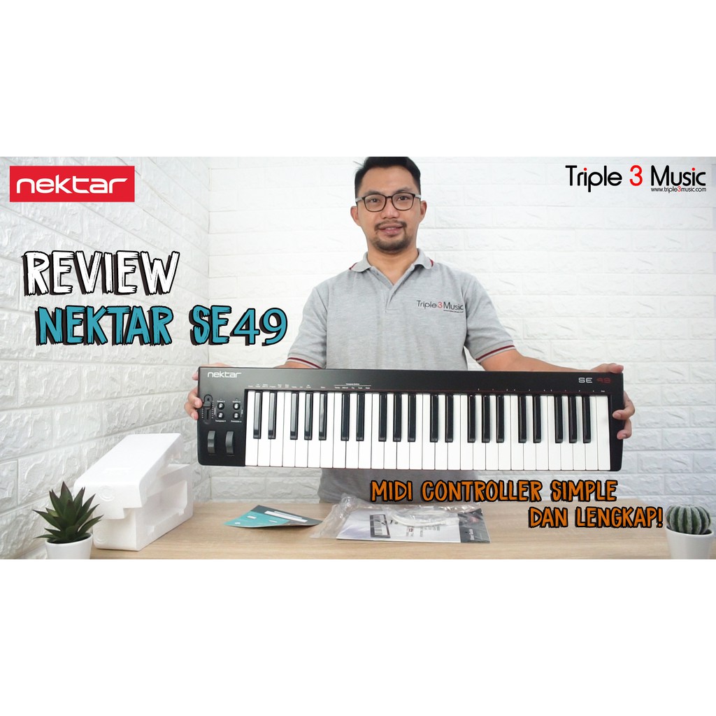 NEKTAR SE49 SE-49 SE 49 midi controller 49 keys murah