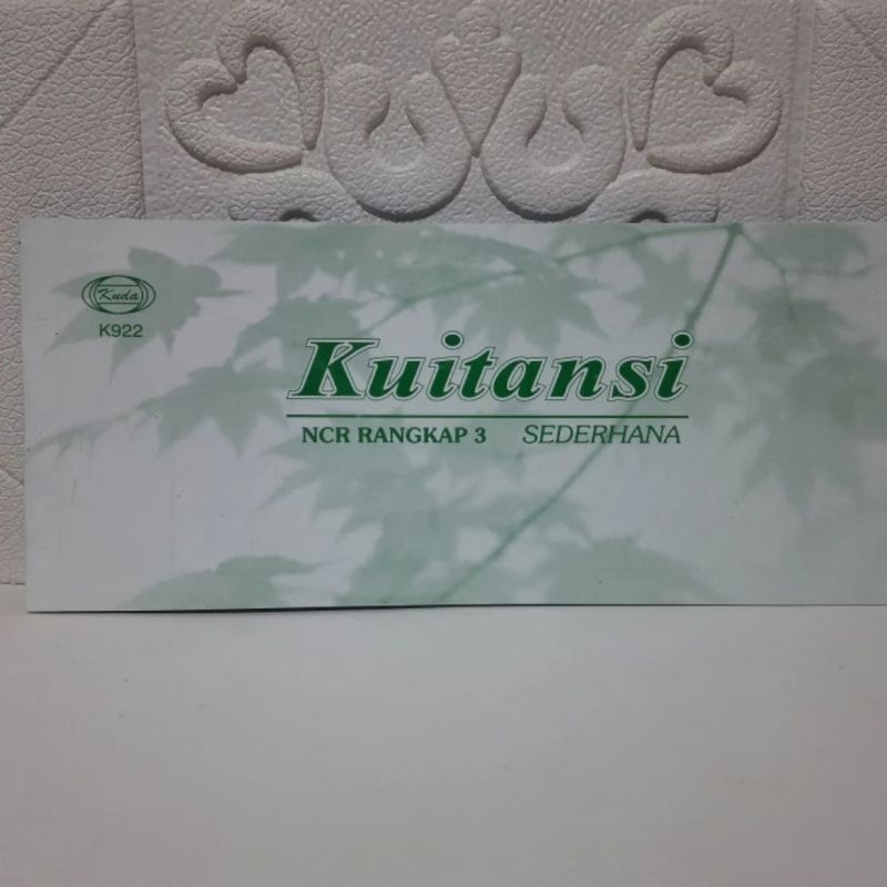 

Kwitansi 3 Ply NCR Rangkap 3 Kuitansi