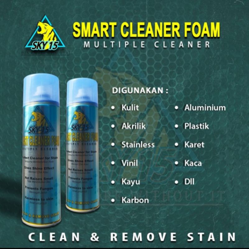 smart cleaner foam SKY15 cairan pembersih serbaguna sofa jok anti noda pembersih bodi mobil motor