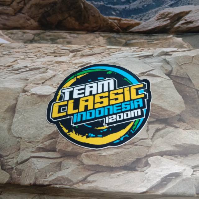 Sticker printing TEAM CLASSIC INDONESIA