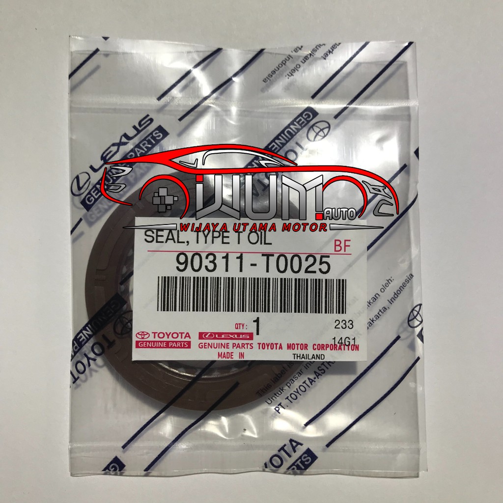 OIL SEAL TIMING COVER SIL AS KRUK DEPAN INNOVA HILUX FORTUNER BENSIN