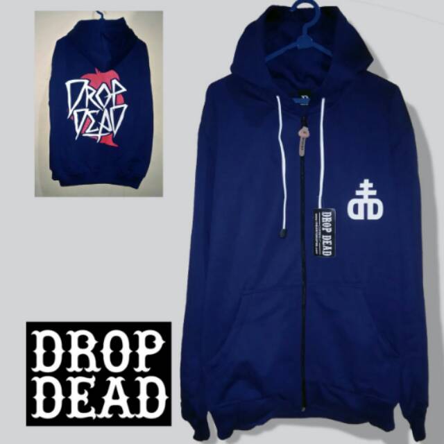 Jaket drop dead chili navy