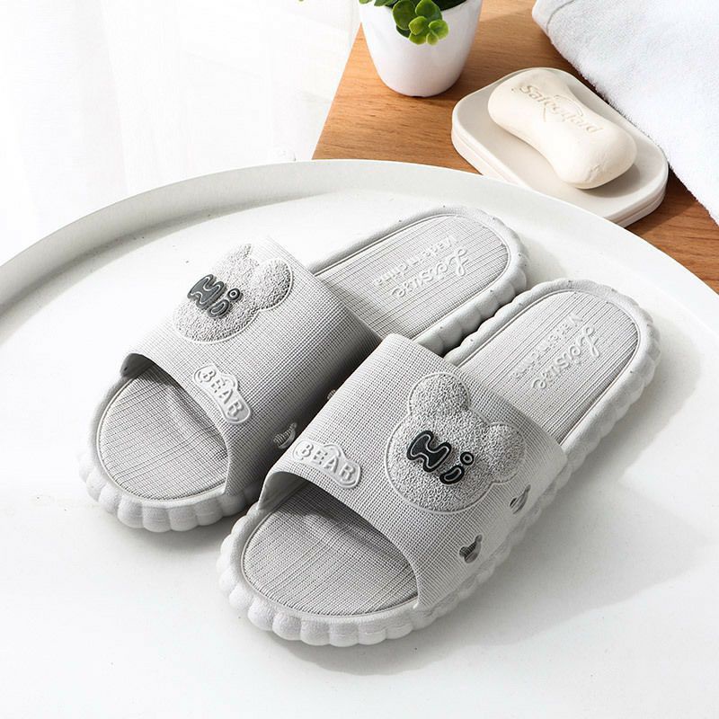 Sandal wanita import Sendal hi bear karet jelly Selop perempuan trendy