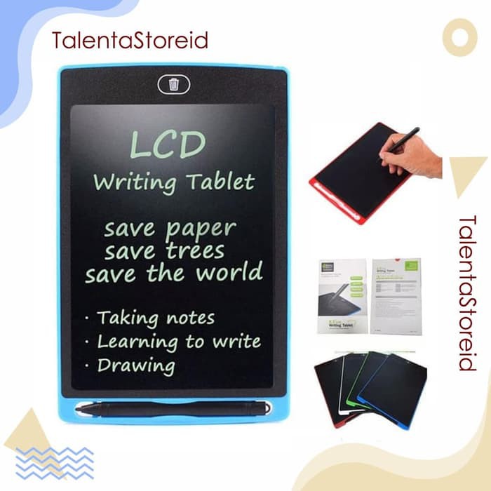 LCD Drawing Writing Tablet Anak dan Dewasa 8.5&quot; | Papan Tulis Gambar