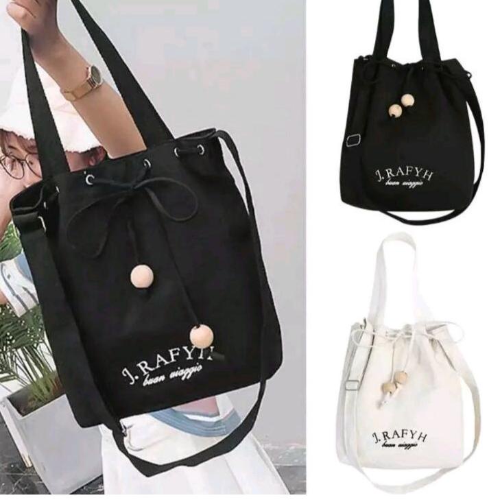 Serbuuuu.. CA1003 - Totebag Resleting Wanita Motif J.Rafyh Totebag Murah Tas Selempang Murah