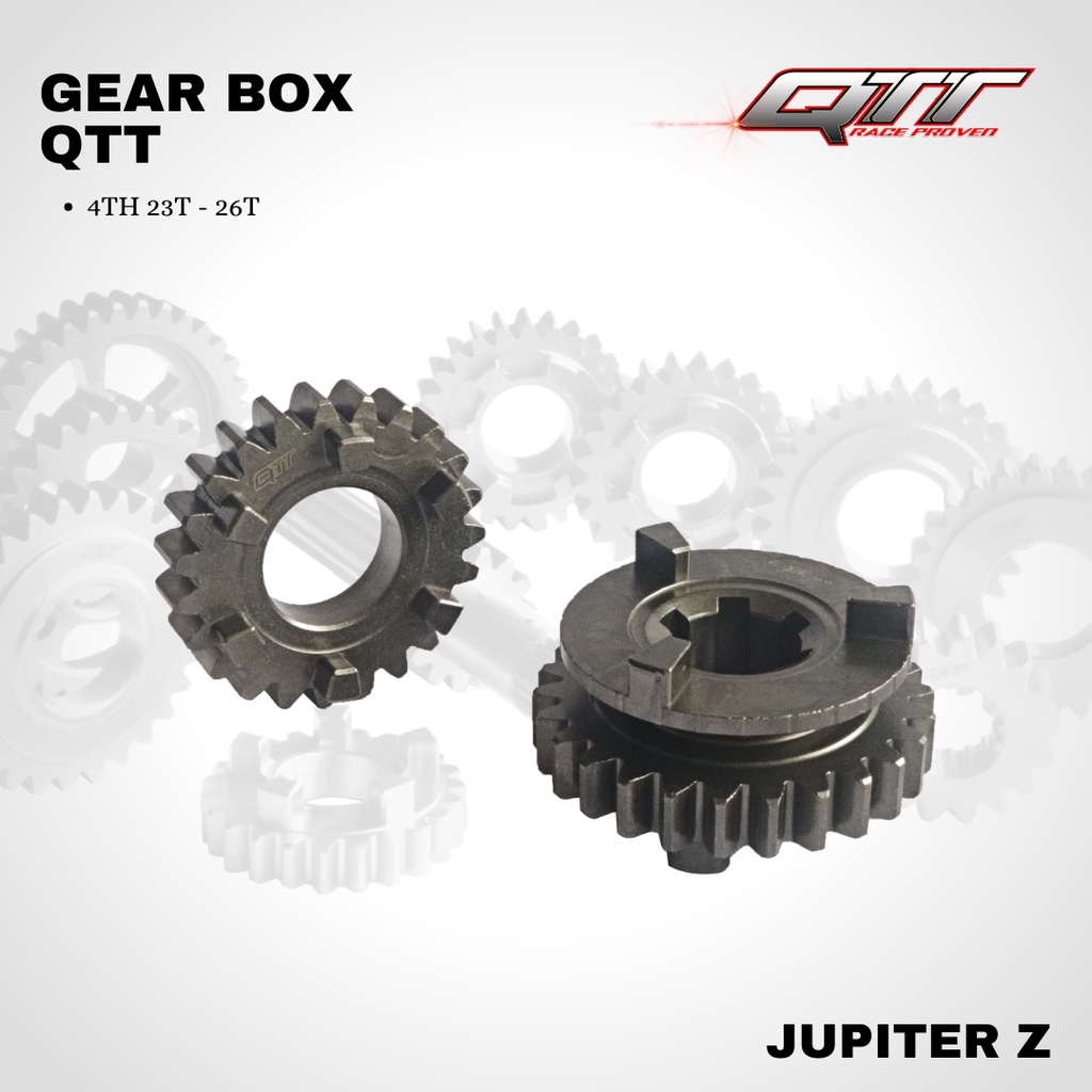 Gear box Rasio QTT Jupiter z 4TH 23T 26T