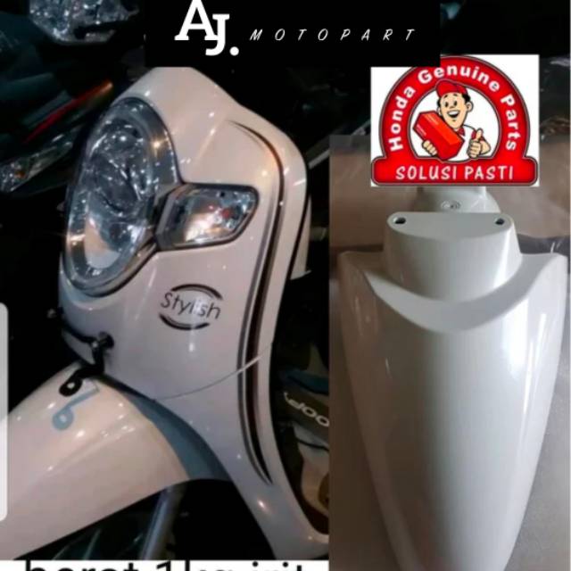 Spakbor Depan Atau Slebor Depan Scoopy 2019 Putih Mutiara 61100 K93 N00zq Ori Honda Ahm Shopee Indonesia