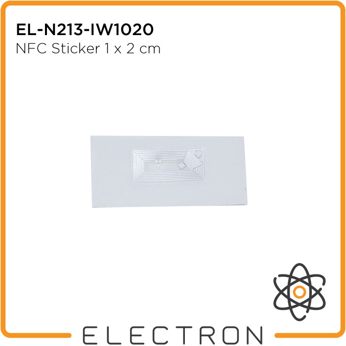 EL-N213-IW1020 NFC Sticker Kecil RFID Label Tag Compatible NTag213