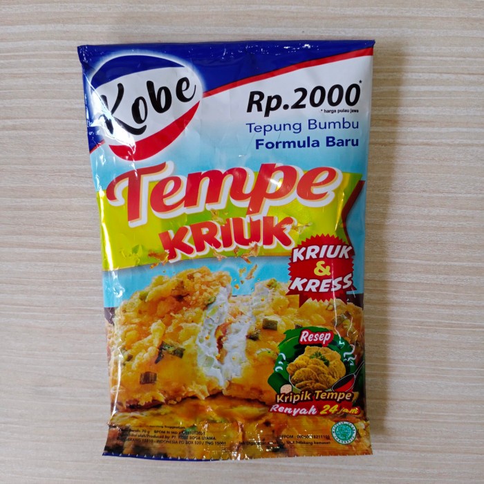 

MURAH KOBE TEPUNG BUMBU TEMPE KRIUK / TEPUNG BUMBU TEMPE KRIUK