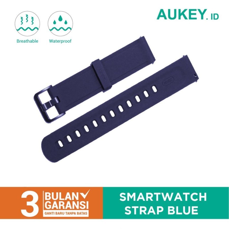 Jual Aukey Smartwatch Strap Black/Tali Jam Smartwatch Aukey Ls02 500911 Indonesia|Shopee Indonesia