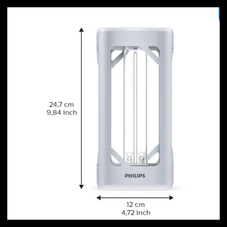 SPECIAL philips uvc desk lamp warna silver