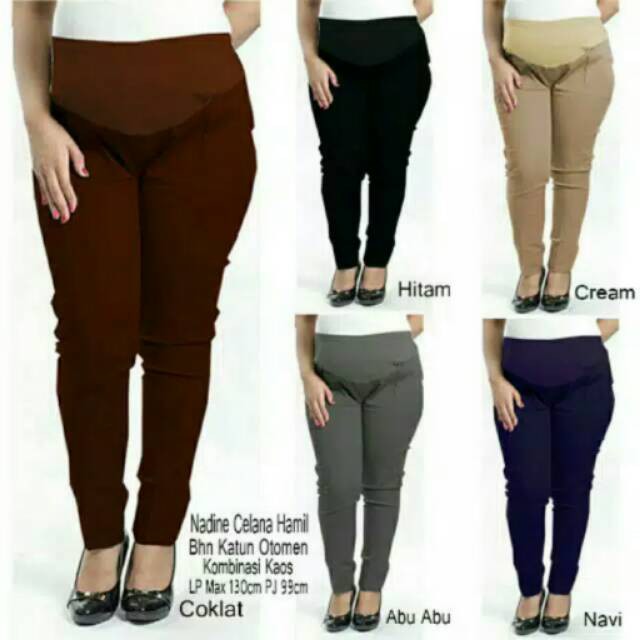 CELANA MATERNA HAMIL SUPER JUMBO XXXL KATUN STRETCH
