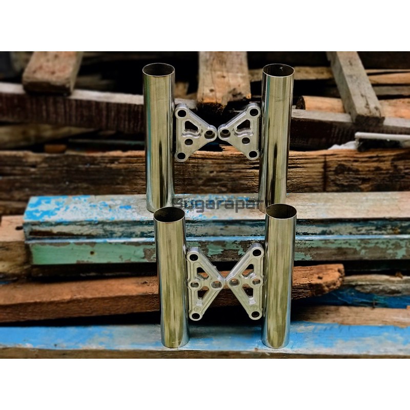 kupingan lampu cnc dudukan pangkon lampu cnc pesek real asli cnc batok yl l2g CB GL MP TIGER