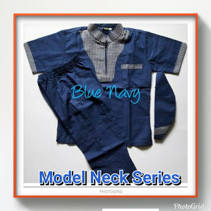 Baju koko anak laki 10-12 Tahun - Hijau Muda, 12
