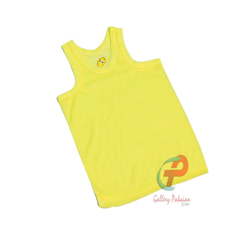 6 Pcs Singlet Anak-Anak kaos dalam anak cewe/cowo termurah bahan katun size S/M/L termurah