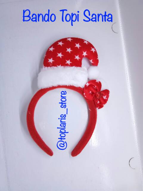 Bando Topi Santa Clause Natal Rusa Accessoris 01