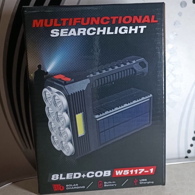 SENTER MULTIFUNCTIONAL SEARCHLIGHT W-5116/W-5117 2IN1 PLUS COB