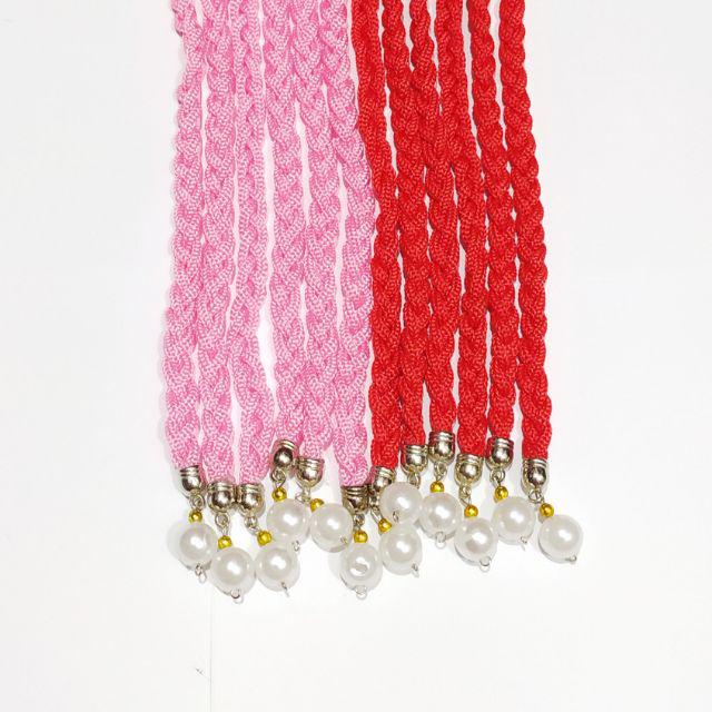 COD TERLARIS | TERMURAH | GROSIR TALI KEPANG IKAT PINGGANG 5 WARNA MUTIARA / DAUN-Pink mutiara