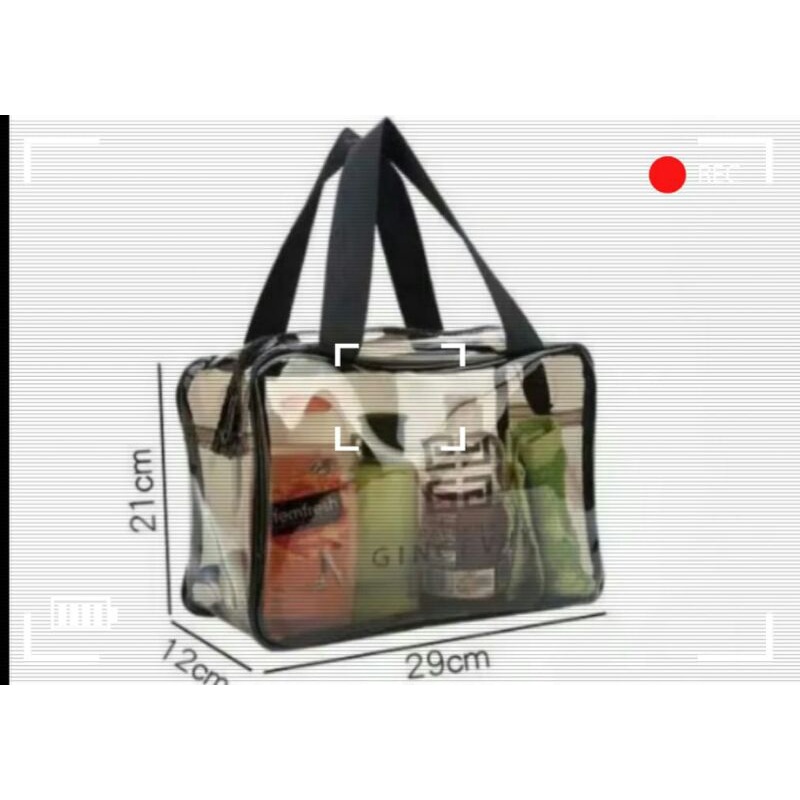 Handbag GEMBOL tas mika transparan ukuran besar