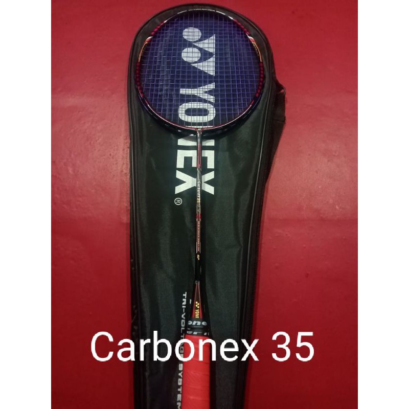 RAKET BADMINTON CARBONEX 35 FREE TAS GRIP