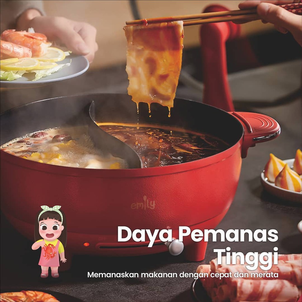 EMILY ELECTRIC HEAT PAN / EMILY / PERALATAN MASAK