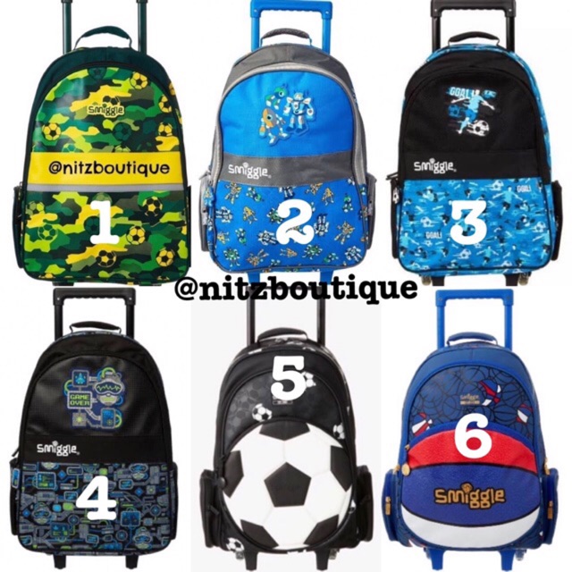 TROLLEY SMIGGLE COWO/TAS TROLI SMIGGLE COWOK/TROLLEY BACKPACK SMIGGLE ORIGINAL/TAS TROLI SMIGGLE COW