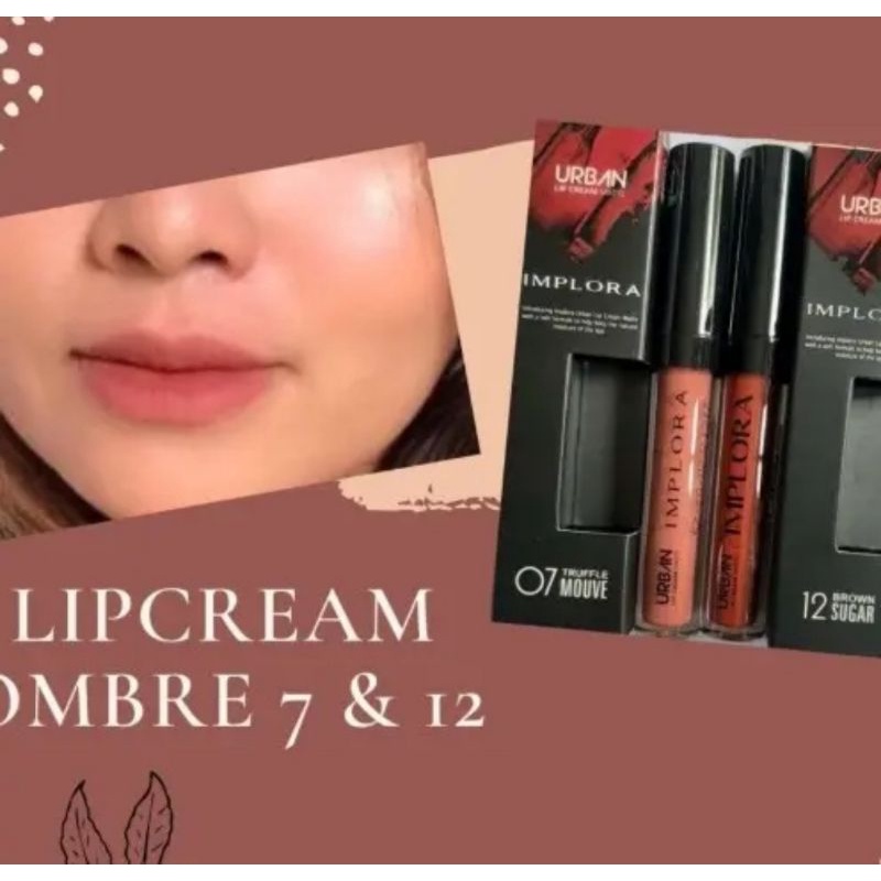 set ombre lipcream implora 07 dan 12
