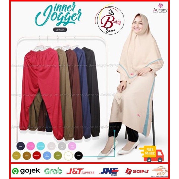  CELANA  INNER MODEL JOGGER  LEGGING BAHAN  KAOS  CELANA  