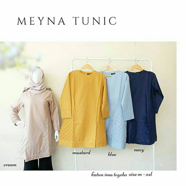 Tunik jumbo katun ima toyobo / atasan polos bigsize